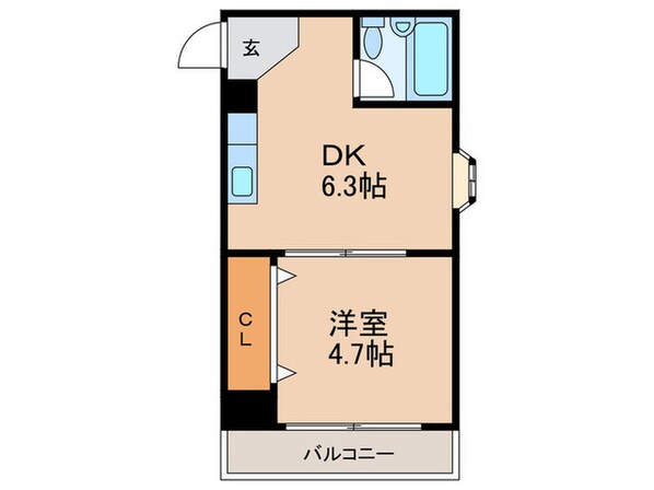 アーバン福岡ビルの物件間取画像